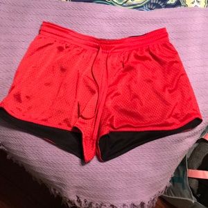 Red Champion Shorts